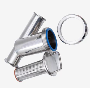 ตลับกรองสกรีนทรงกระบอกสแตนเลสสำหรับอุตสาหกรรมอาหารหรือเคมี - Product Image 1
