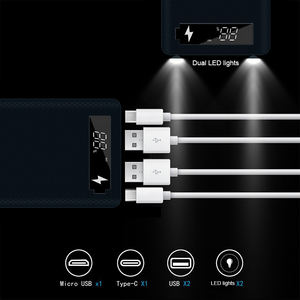 18650 <span class=keywords><strong>batterie</strong></span> <span class=keywords><strong>batterie</strong></span> <span class=keywords><strong>batterie</strong></span> <span class=keywords><strong>batterie</strong></span> externe boîtier USB <span class=keywords><strong>charge</strong></span> rapide sans soudage boîtier de <span class=keywords><strong>batterie</strong></span> externe détachable Portable QC 3.0 PD bricolage coque boîtier pour - Product Image 2