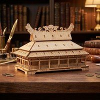 Rompecabezas 3D de Madera Personalizado, Modelo de Arquitectura de Torre Antigua, Regalo para Coleccionistas de Historia
