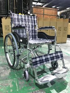 <span class=keywords><strong>Fauteuil</strong></span> <span class=keywords><strong>roulant</strong></span> <span class=keywords><strong>allongé</strong></span> avec frein à main et dossier pliable en aluminium AJ-106 pour handicapés - Product Image 3