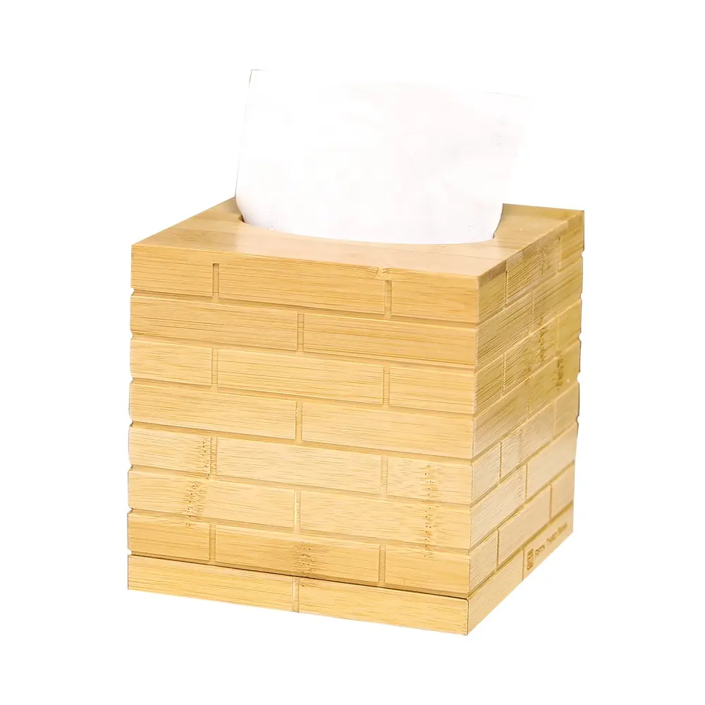 फैक्टरी वैयक्तिकृत विंटेज आकार बहुक्रियाशीलता तैयार लकड़ी के टिशू बॉक्स थोक बांस टिशू बॉक्स