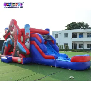 2023 Hot Sale Bouncy House Inflatables Spider Man Combo Jumping Castle For Party Jumpers