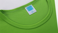 T-shirt UNISEXE à Manches Courtes et Col Ras du Cou quantité minimale de commande Bas 140GSM à Séchage Rapide 100% POLYESTER Logo Personnalisé 2 Pièces