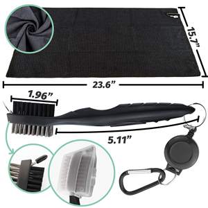 Kit Esencial de Golf Personalizado, Kit de Limpieza de Palos de Golf, Herramienta de Reparación de Divots, Accesorios de Golf para Hombre, Paquete de Entrenamiento Deportivo de Golf - Product Image 2