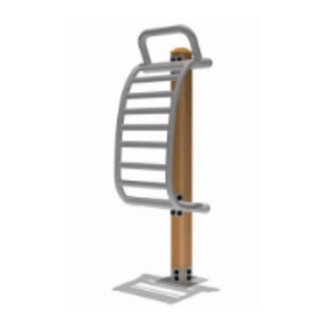 Equipo de Ejercicio al Aire Libre de Alta Calidad, Ecológico y Duradero, de Acero Galvanizado, Plástico y Madera, Color Personalizado para Uso en Parques Públicos - Product Image 1