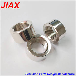 Tuerca roscada de acero inoxidable M18X1.5 para adaptador de tubo de escape de coche, 25 mm de diámetro, mecanizada por CNC - Product Image 4