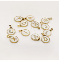 BESTONE Dream Charming Beads, breloques charmantes pour la création de bijoux DIY, breloques de conception, mots de A à Z, pendentif en coquillage pour collier