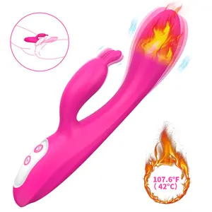 S-HANDE Vagina Klitoris Stimulation G-Punkt Kaninchen Vibrator Heiz funktion vib adores juguetes sexuales para mujer für Frauen