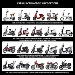 <span class=keywords><strong>Housse</strong></span> <span class=keywords><strong>de</strong></span> moto imperméable à trois couches <span class=keywords><strong>pour</strong></span> toutes les saisons, réfléchissante, anti-UV, anti-poussière, anti-pluie, <span class=keywords><strong>pour</strong></span> vélo électrique et vélo - Product Image 2