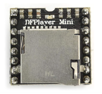 Module Lecteur MP3 DFPlayer Mini, Carte TF, Clé USB, Module de Développement Audio et Vocal DF Player, Compatible avec R3