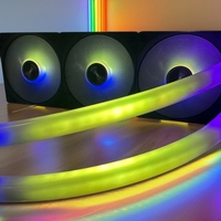 Fantaisie WuKong 360mm RGB ARGB CPU liquide refroidisseur aluminium dissipateur thermique 4pin radiateur connecteur 3pin ventilateurs jeu Air/eau processeurs