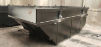 1.5cbm Mini chariot élévateur benne auto-vidage trémie bacs basculants benne en acier benne basculante