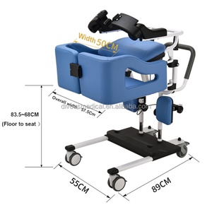 Home Use Multi-Function <b>Commode</b> Toilet <b>Chair</b> for Disabled Electric Transfer Lift Wheelchair - Product Image 3