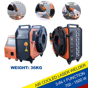 เครื่องเชื่อมเลเซอร์ขนาดเล็กแบบระบายความร้อนด้วยอากาศ 700W 1500W ปืนเชื่อมไฟเบอร์เลเซอร์แบบระบายความร้อนด้วยอากาศ สำหรับเชื่อมอะลูมิเนียมและทองแดง - Product Image 4