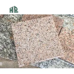 Chinese Natural G696 Red Granite Paving Cube Stone for Outdoor Granite paving stone curb stone