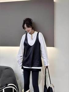 Gilet <span class=keywords><strong>en</strong></span> <span class=keywords><strong>cuir</strong></span> de mouton pour femme, <span class=keywords><strong>veste</strong></span> <span class=keywords><strong>sans</strong></span> manches surdimensionnée, <span class=keywords><strong>veste</strong></span> décontractée à superposer, nouvelle arrivée printemps automne - Product Image 3