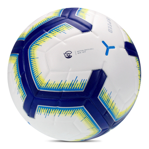Pallone da calcio per allenamento professionale di dimensioni 5 con Logo personalizzato in pelle sintetica per lo stile della lega dei campioni - Product Image 1