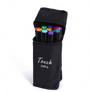 80 Color Eco-Friendly Alcohol Markers <b>Set</b> Double Head Design Quick Drying Non-Fading Bright Ink 5mm Tip Children Adults Art - Product Image 4