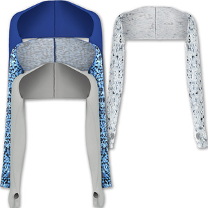 Outdoor Sun Protection Shawl For Women 155cm Long Camouflage Pattern Neck Sleeve Cycling Golf UV Shield - Product Image 4