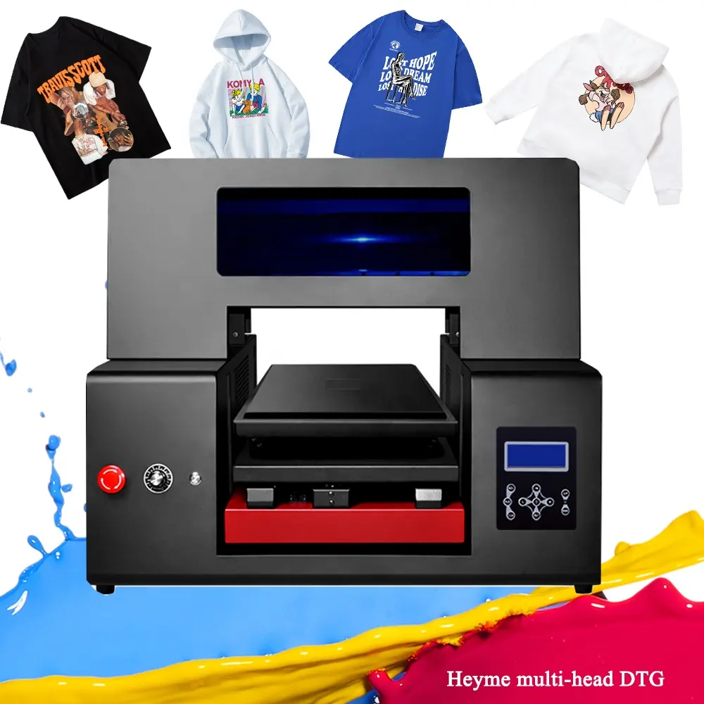 Heyme factory Manufacture Various T Shirt Printing Machine Dtg Printer