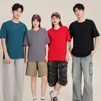 T-shirt en coton 250 g/m² à manches courtes, respirant, léger, décontracté, personnalisable avec logo, pour hommes et femmes, été, vente en gros