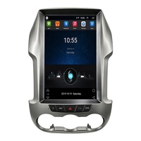 Radio Mobil Vertikal Tesla Android 13 12,1 Inci untuk Ford Ranger F250 2011-2015 Wireless CarPlay GPS DSP Navigasi Mobil Stereo Mobil
