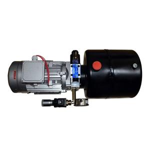 Motor de CC 12V 1.2kw 1200W Paquete de unidad de potencia hidráulica de 4 vías para nivelador de palanca de muelle nivelador Rv autocaravanas herramientas de caravana de <span class=keywords><strong>viaje</strong></span> - Product Image 3