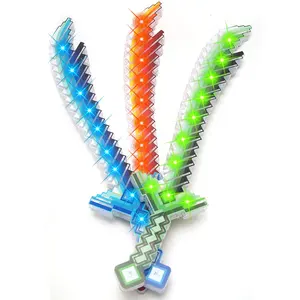 Hot Sell Sword toys Lightsaber toy knife Pixel light up sword