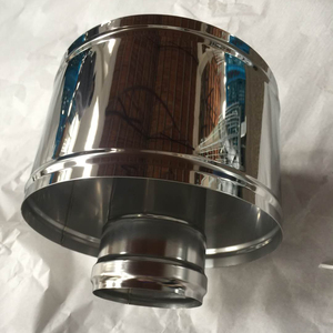 Thép Không Gỉ Đôi Tường Twist Khóa Lò Sưởi Ống Khói Bộ Phận Ống Khói, Ống/Khuỷu Tay/Mũ Mưa/Tee/Adaptor - Product Image 3