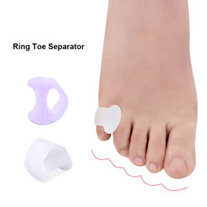 Petit doigt anneau séparateur d'orteil pouce Valgus séparateur coussin d'allaitement orteil Fix orteil <span class=keywords><strong>correcteur</strong></span> - Product Image 4