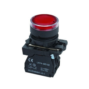 Interrupteur à bouton en aluminium IP65 10A 1NO pour le réinitialisation des équipements ou l'arrêt non critique, utilisé dans les applications de contrôle à coût sensible - Product Image 5