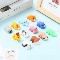Jouets Squishy Animaux de la Ferme Kawaii Mochi, Squishies Animaux à Remontée Lente, Jouets Anti-Stress à Presser, Jouets Fidget en TPR, Vente en Gros