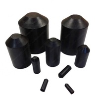 Embouts de câble thermorétractables avec adhésif, embout thermorétractable noir, embout de câble thermorétractable