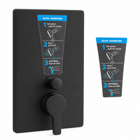 Autocollants en PVC imprimés sur mesure pour instructions de douche, adhésifs et amovibles, pour vitres de salle de bain, promotionnels et pour supermarchés