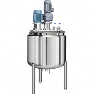 Tanque de mezcla homogeneizador de acero inoxidable con homogeneizador - Product Image 3