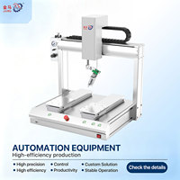 Machine de distribution de colle UV à 4 axes entièrement automatique à grande vitesse pour silicone et époxy, pour usage industriel