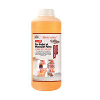 Huile Essentielle Raffermissante Chauffante 1000ml, Huile de Massage Corporel, Huile de Massage et de Grattage pour le Corps Entier, Gingembre