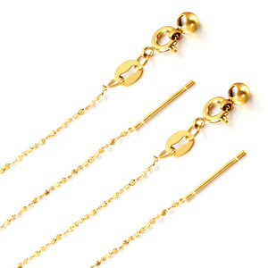 สร้อยคอชุบทอง Ason Jewelry ความยาว 45 ซม. พร้อมตัวล็อคแบบยืดหดได้ สร้อยคอเส้นเดียวทันสมัย เหมาะสำหรับเป็นของขวัญ - Product Image 5
