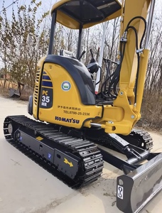 รถขุดขนาดเล็ก Komatsu PC35 PC35MR มือสอง ขนาด 3.5 ตัน 3 ตัน พร้อมปั๊มไฮดรอลิก เกียร์บ็อกซ์ เครื่องยนต์ Komatsu ได้รับการรับรองมาตรฐาน CE พร้อมหัวเจาะ ลดราคาพิเศษ - Product Image 4