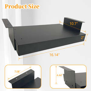Jh-Mech Ngăn Kéo Dưới Bàn Lưu Trữ Kéo-Ra Văn Phòng Hidden Truy Cập Ngăn Kéo Thép Carbon Văn Phòng Bàn Dưới Bàn Ngăn Kéo - Product Image 3