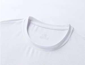 T-shirt d'été en soie de glace à séchage rapide pour homme rayé à manches courtes hauts d'entraînement de fitness amples pour la course à pied vêtements d'extérieur - Product Image 4