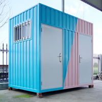 Mini Store Maison modulaire Conteneur ondulé Maison avec salle de bain Cuisine Résidence 2 étages