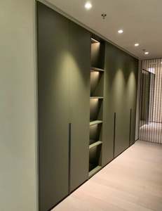 ตู้เสื้อผ้าไม้แบบแขวนสำหรับโรงแรมชุดเฟอร์นิเจอร์ห้องนอนกำหนดเอง - Product Image 3