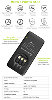 Station de location de batterie externe portable à partage à charge rapide avec distributeur automatique à écran
