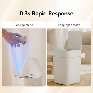 <span class=keywords><strong>Poubelle</strong></span> <span class=keywords><strong>à</strong></span> couches pour bébé avec capteur d'induction, changement automatique de sac, grande capacité 17L, blanc, étanche IPX4, cuisine - Product Image 5