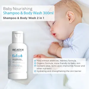 Bever Babybenodigdheden En-Producten Voedende Shampoo En Body Wash