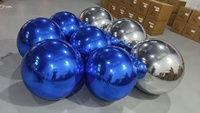 Ballon miroir gonflable géant personnalisé en PVC coloré, sphère métallique gonflable, ballon miroir gonflable à vendre en gros