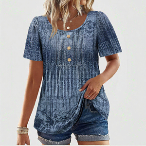 เสื้อยืด RTS Blank ผ้าฝ้าย 100% สำหรับผู้หญิง สกรีนลายเสื้อยืดตามสั่ง - Product Image 3