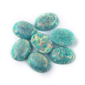 Top <span class=keywords><strong>fire</strong></span> gemmes opale à dos plat 2mm-13mm diy coloré bâton accessoire pierre opale synthétique bleue de feu ovale Offre Spéciale - Product Image 5