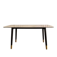 Ensemble de Table à manger de luxe en marbre, style moderne, meubles de maison, pour la salle à manger, 6 pièces